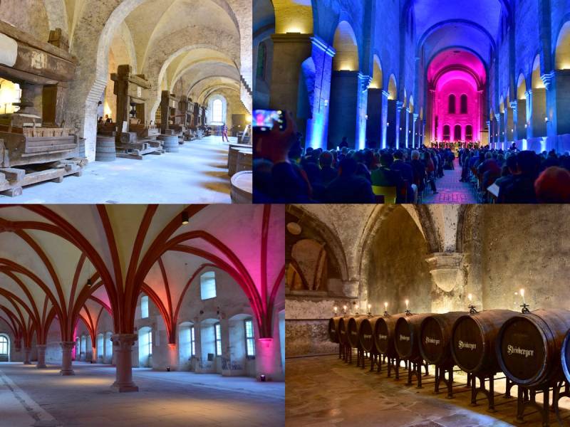 Klasztor romański Eberbach z XI wieku 